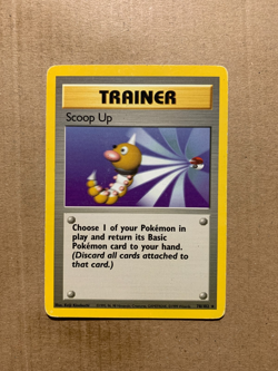 Scoop Up 78/102 Base Set - Rare Pokemon Card - HP - Image 1