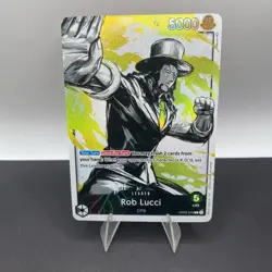 One Piece Card Game Rob Lucci Alternate Art Eng OP03-076 - Image 1