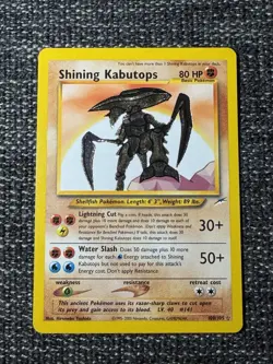 Shining Kabutops Pokemon Card 1995 Gamefreak Great Condition - Image 1