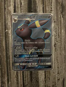 Umbreon GX 142/149 Full Art ULTRA RARE Pokemon Sun &Moon HOLO CARD - Image 1