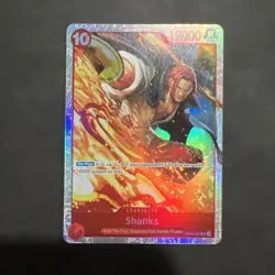 ENGLISH Shanks OP06-007 One Piece Card Game TCG Super Rare SR - Image 1