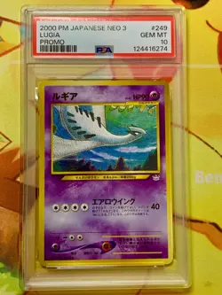 PSA 10 Lugia Gem Mint 2000 Pokemon Card 249 Japanese Neo 3 Promo - Image 1