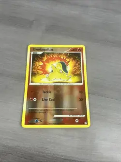Cyndaquil 79/123 DP Mysterious Treasures Reverse Holo Common Pokemon Card LP - Image 1