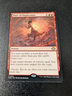 MTG Magic the Gathering Flare of Duplication (119/703) Modern Horizons 3 LP - Image 1