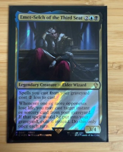 MTG: Emet-Selch of the Third Seat (Surge Foil) Commander: Final Fantasy Foil NM - Image 1