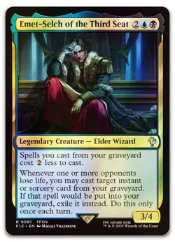 Emet-Selch of the Third Seat (Surge Foil) #81 (NM) Final Fantasy FIC Magic MTG - Image 1