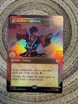 REDIRECT LIGHTNING FOIL [Showcase] - Rare - TLA Avatar: The Last Airbender MTG - Image 1