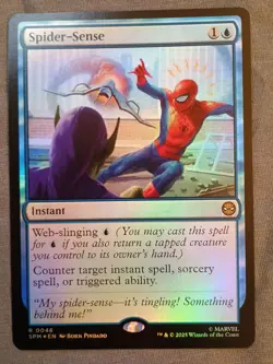 MTG - Spider-Sense - SPM 46 - FOIL - NM - Image 1
