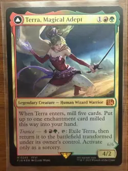 FOIL Terra, Magical Adept Esper Terra - FINAL FANTASY FF6 FFVI MTG Mythic 0245 - Image 1