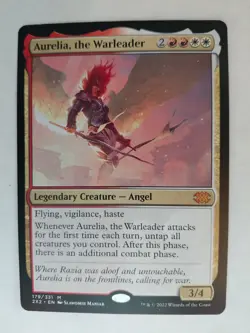 Aurelia, the Warleader Double Masters 2022 Regular 179/331 2x2 - Image 1