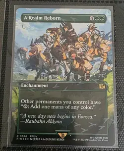 A Realm Reborn (Borderless) (Chocobo Track Foil) Final Fantasy Foil - Image 1