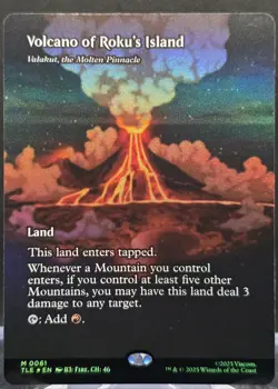Volcano of Roku's Island #61 Avatar: The Last Airbender Borderless Foil Mythic - Image 1