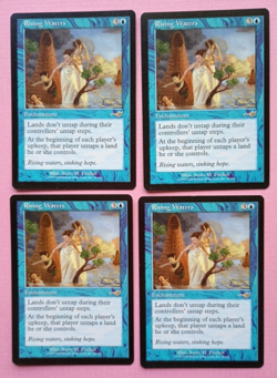 Magic the Gathering MTG Nemesis RISING WATERS X 4 NM R 2000 NICE! - Image 1