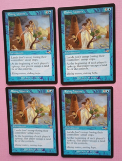 Magic the Gathering MTG Nemesis RISING WATERS X 4 NM R 2000 NICE! - Image 2