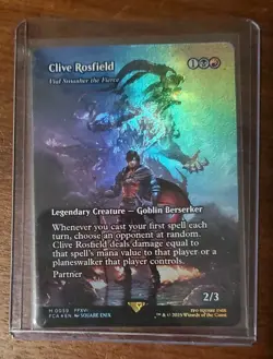 Clive Rosfield - Vial Smasher the Fierce (Showcase) 0059 Foil MTG Final Fantasy - Image 1