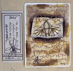 MTG ARTIST PROOF Antiquities Ornithopter AP Sketch Art Amy WEBER Magic - Image 1