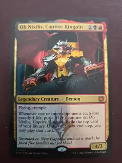Ob Nixilis, Captive Kingpin March of the Machine: The Aftermath Foil - Image 1
