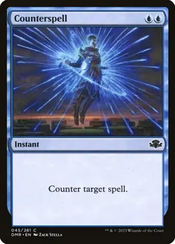 NM Foil Counterspell, MTG, Dominaria Remastered, Magic the Gathering, 45 - Image 1