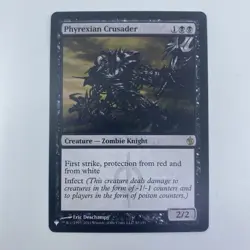 MTG Phyrexian Crusader MBS LP Black Knight Infect First Strike Protection - Image 1