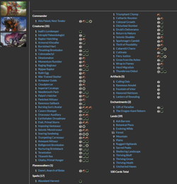 ALL FOIL Atla Palani, Nest Tender MTG EDH Commander Deck , DINO EGGS! - Image 2