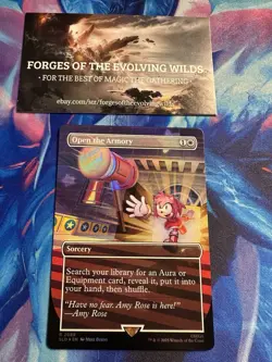 Open the Armory Foil Sonic The Hedgehog Secret Lair - Image 1