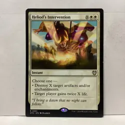 MTG Heliod's Intervention Magic: The Gathering Commander: OTJ Rare #0081 - Image 1