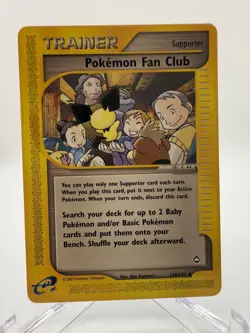 Pokemon Fan Club 130/147 Uncommon Aquapolis NM - Image 1