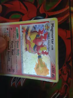 Magmortar - 31/132 - Cosmos Holo - Secret Rare Pokemon TCG HP - Image 3