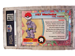 2000 Pokemon TV Topps Chrome - Machoke Holo Sparkle #67 PSA 10 💎 GEM MT 💎 - Image 4