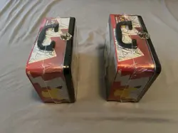 2 Pokemon TCG Celebrations Treasure Chest Tin Lunch Box LOT OF 2 Factory Sealed - Image 5