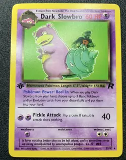 Pokemon Dark Slowbro 29/82 Non-Holo 1st Edition Team Rocket NM / LP - Image 1
