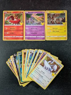 2021 Pokemon HO-OH/ ZEKROM/ LUGIA/ XERNEAS Celebrations Holo Rare English Lots - Image 1