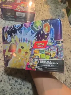 Sealed NIB Pokemon Collection Lot Tins Collector Chest - Image 5