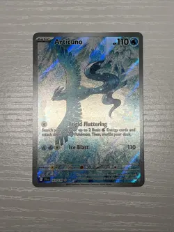 Pokemon TCG Articuno IR 161/159 Journey Together NM/Mint Condition - Image 1