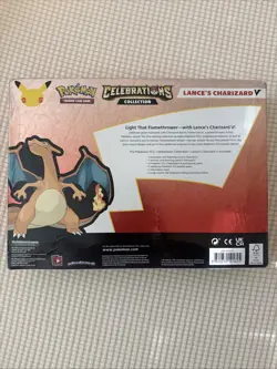 Pokemon TCG Celebrations Collection Lance's Charizard V Box 820650101625 - Image 2