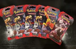 Pokemon TCG DESTINED RIVALS Sleeved Booster Packs New Sealed Lot of 28 Packs - Image 1