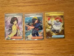 Pokemon Trainers from 151, Twilight Masquerade, Prismatic Evolutions Lot of 9 - Image 2