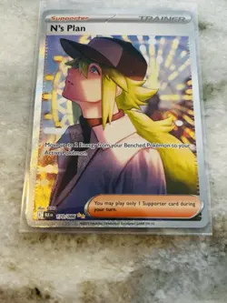 N's Plan 170/086 SV: Black Bolt Special Illustration Rare Pokemon TCG NM - Image 2