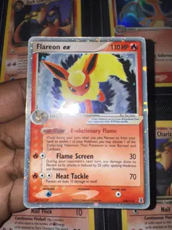 Pokemon Flareon ex - Reverse Holo Rare - 108/113 - 2005 Delta Species - MP - Image 4