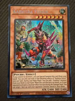 Kashtira Fenrir MP23-EN163 Prismatic Secret Rare 1st Edition Yu-Gi-Oh! - Image 1