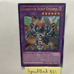 Gladiator Beast Gyzarus Ultra Rare DUSA-EN071 (Lightly Played 1st Edition) - Image 1