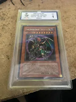 YuGiOh! Chaos Emperor Dragon Envoy Of The End 1st Edition Secret mgc 1 IOCnotpsa - Image 1