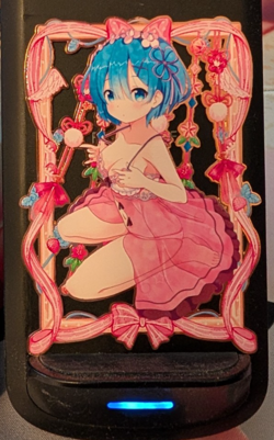 Rem RE: Zero Waifu Premium Metal Card Anime Goddess Story - Image 1
