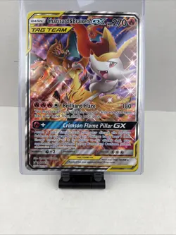 Charizard & Braixen GX - (SM Black Star Promo) SM230 Jumbo Card Holo - Image 1
