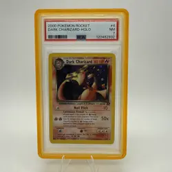 PSA 7 Dark Charizard Holo Rare Team Rocket 4/82 Pokemon Card - Image 1