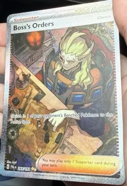 Pokemon Card Boss's Orders 265/193 Special Illustration Rare Paldea Evolved NM - Image 4