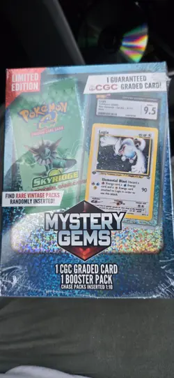 Pokemon Mystery Gems Box 1 Cgc Card Booster Pack Limited Edition Official Mj Llc - Image 1
