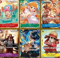 One Piece Mcdonald's 2025 Promo Card Game Complete Set Japanese Japan pack F/S - Image 1