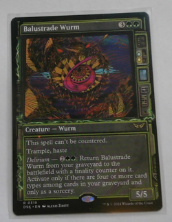 Balustrade Wurm (Showcase) Duskmourn: House of Horror Regular - Image 1