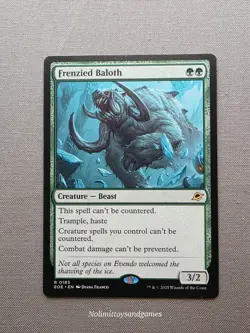 MTG Frenzied Baloth #183 Rare Edge of Eternities Magic Free Shipping - Image 1